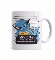 Squirtle bad boy pokemon    Kupa Bardak Porselen
