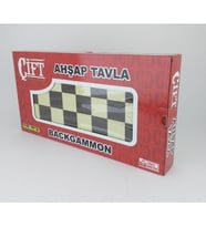 Çift Ahşap Tavla Kutulu