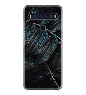 TCL 10L 10 Plus 10SE 20E 20SE 30SE L7 Kılıf Desemli Silikon Foid Green 1643