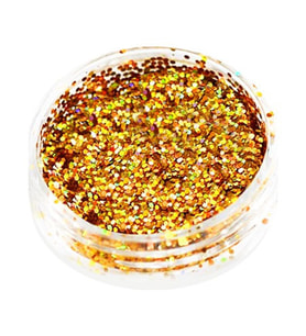 Glitter Tozu SPEKTR MIX G13 5 gr - Yoğun Altın Zeminli Nail Art Simi