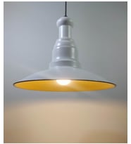 RİOLİGHT RETRO TEKLİ METAL SARKIT AVİZE ÇAP: 30CM (Siyah)