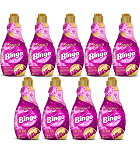 Bingo Soft Çamaşır Yumuşatıcı Konsantre 1440ML Begonvil (9 Lu Set)