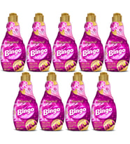 Bingo Soft Çamaşır Yumuşatıcı Konsantre 1440ML Begonvil (9 Lu Set)