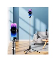 170cm Tripod Ve Selfie Çubuğu Bluetooth Uzaktan Kumandalı Yüksekliği Ayarlanabilir K9