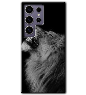 Galaxy S24 Ultra Kılıf HD Desen Baskılı Kılıf - Lion