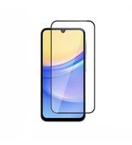 Samsung Galaxy A15 Ekran Koruyucu Ekranı Tam Kaplayan Kenarları Kırılmaya Dayanıklı 5D Cam (Siyah)
