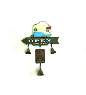 Dekoratif Metal Karan Kapı Rüzgar Çanı Vintage Hediyelik
