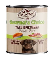 ProChef 24 Adet Gourmet's Choice Yavru Köpek Maması  415 Gr Somon Balıklı & Kuzu Etli Konserve Yaş Mama