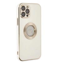 iPhone 12 Pro Max Kılıf Store Silikon - Beyaz