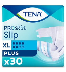Tena Proskin Slip Plus 6 damla Ekstra Büyük Boy Xlarge Belbantlı Hasta Bezi 30'lu 1 paket