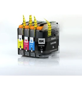 Xplus® Brother MFC J2510 569xl-565xl Uyumlu 4 Renk Muadil Kartuş Seti (Çok Renkli)
