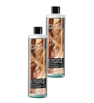 Avon Extreme Limits Greyfurt ve Sandal Kokulu Saç ve Vücut için Erkek Duş Jeli 500 Ml. İkili Set
