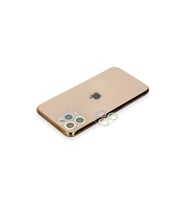 İphone 11 Pro Max Renkli Kamera Lens Koruma Cam - Yeşil-sarı