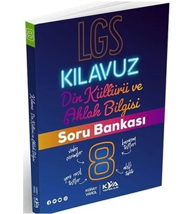 8. Sınıf LGS Din Kültürü ve Ahlak Bilgisi Kılavuz Soru Bankası KVA Yayınları