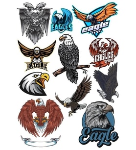 Kartal Eagle Sticker Set 11 Parça Telefon, Tablet, Defter, Laptop Sticker
