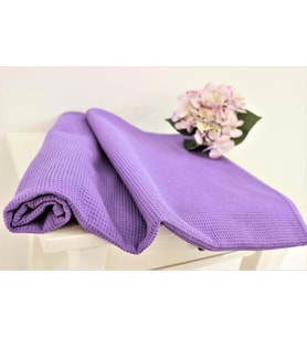 Ender Home 75x150 Pike Waffle Desen Peştemal Hamam Plaj Banyo Havlusu 75 x 150-Mor