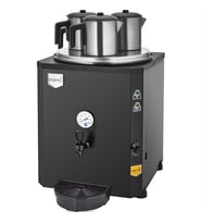 Remta Jumbo 40 Litre Üç Demlikli Çay Kazanı Makinesi - Siyah