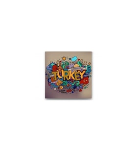 DBSanatevi Türkiye Tasarım Tablo 50 X 50 Cm