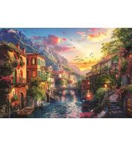 Anatolian 2000 Parça Akdeniz Kasabası Puzzle - Onur Aslan