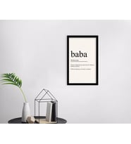 BK Home Godfather Baba Tasarımlı Dekoratif Ahşap Siyah Çerçeveli Tablo-7