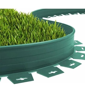 Ayırıcı Esnek Plastik Çim Sınırlayıcı Bordür Taş Toprak Ayıracı 25 METRE YEŞİL