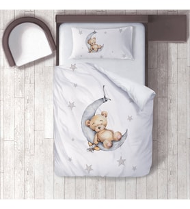 Çocuk Odası Dijital Baskılı 160x220cm Tek Kişilik Nevresim Takımı Model 01399