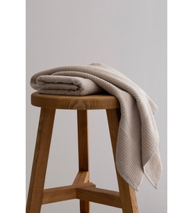 Koza Home Ivory Bej Fitilli Mikro Fiber %100 Pamuk 2Li Banyo Havlusu Seti 50 X 90 - 70 X 140 1128A