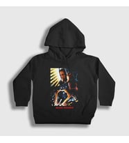 Presmono Unisex Çocuk Siyah Cover Blade Runner Kapüşonlu Sweatshirt 437928tt