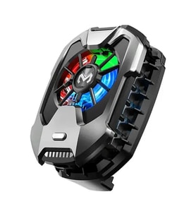 Memo DLA8 Cep Telefon Soğutma Fanı Radyatör Soğutucu Rgb LED Işıklı-(5775) - SSSSSS1161-4595