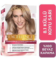 Loreal Excellence Creme Saç Boyası 8.1 Küllü Koyu Sarı