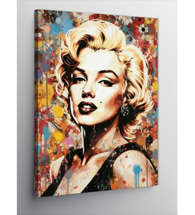 Kanvas Tablo İkonik Marilyn Yansıması