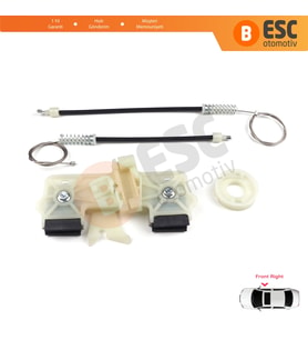 Ford Fiesta MK6 CB1 CCN JA8 JR8 2008-2017 4/5 Kapı 1568365 İçin Elektrikli Ön Sağ Cam Kriko Tamir Seti