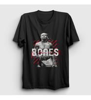 Presmono Unisex Siyah Bones Jon Jones Mma Ufc T-Shirt 426911tt
