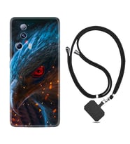 Xiaomi Mi 13 Lite Kılıf Silikon Boyun Askılı İpli Desenli Silikon Şahin 1756