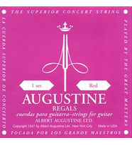 Augustine 650527 Klasik Gitar Tel Seti - Regals Red (Orta Tansiyon - Geleneksel)  Kristal Naylon Tizler, Sıcak ve Geleneksel İspanyol Gitar Tonu  Ölçü: 4/4 Klasik Gitarlar İçin (6'lı Tam Takım Set)