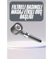 Yüksek Performanslı Masaj Etkili Su Tasarruflu Duş Başlığı Krom Kaplama Uzun Ömürlü