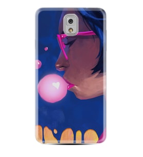 Samsung Note 3 4 5 8 9 20 Ultra 10 Lite Kılıf Desenli Silikon Sakız ve Kız 1767