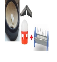 Güvercin yetiştirme Seti (Yuvarlak Folluk ,Keçe, 15 cm güvercin yemlik, 1 lt suluk,tünek ve yumurta)