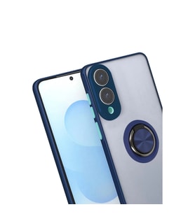 Galaxy S25 Edge Kılıf Montreal Yüzüklü  Kapak - Lacivert