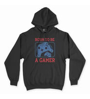 Kırmızı To Be A Gamer Siyah Kapşonlu Sweatshirt Hoddie