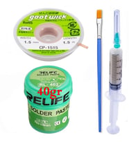 RELIFE Krem Lehim 183°C,40Gr Flux Lehim Toplama CP-1515 Emme Teli Seti04