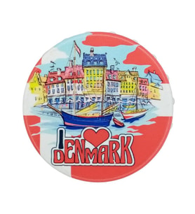 Danimarka Temalı Magnet Kapak Açacak
