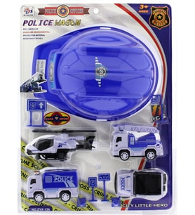 Mulvxurg  Urg02 Baretli Polis Araçları Seti (Mulvix)