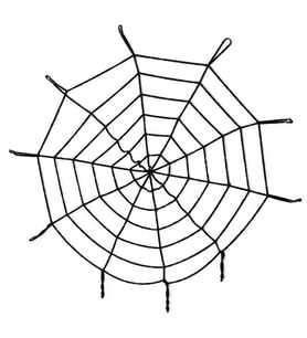 Halloween Cadılar Bayramı Örümcek Ağ Dekor Siyah 1.5 Metre (Çok Renkli)
