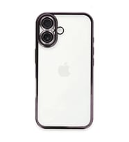 İphone 16 Plus Kılıf Razer Lensli Silikon - Mor