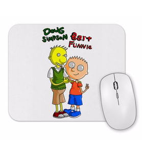 Bart Funnie e Doug Simpson Mouse Pad