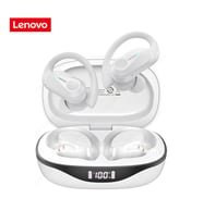 Lenovo ThinkPlus LP75 Kablosuz Şarj Göstergeli Sporcu Bluetooth Kulaklık Beyaz (Siyah)