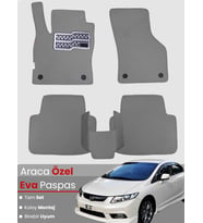 HONDA CİVİC FB7 SEDAN (2012-2015) Uyumlu EVA Paspas Tam Set–Araca Özel Tasarım,Su Geçirmez