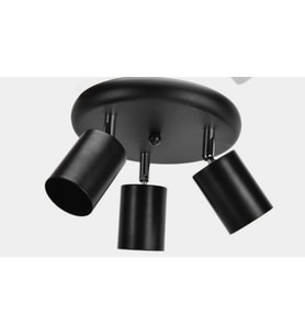 MYLİGHTS MAT SİYAH METAL PLOFONYER  LED AVİZE  GÜN IŞIĞI LED AMPUL DAHİLDİR