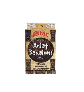 Star Tekli Mini Anlat Bakalım Kartları